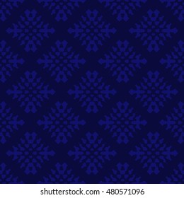 Navy abstract background, striped textured geometric seamless pattern