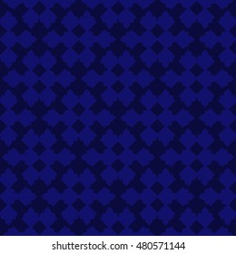 Navy abstract background, striped textured geometric seamless pattern