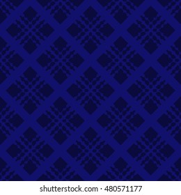 Navy abstract background, striped textured geometric seamless pattern