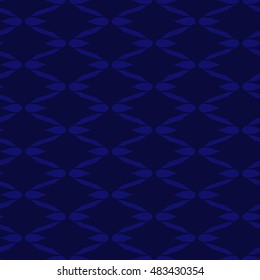 Navy abstract background, striped textured geometric seamless pattern