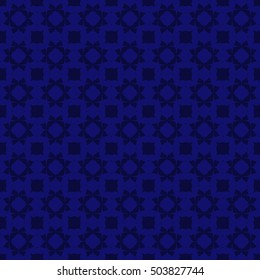 Navy abstract background, striped textured geometric seamless pattern