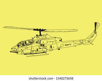 navy attack helicopter pilot team