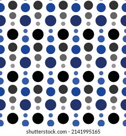 Navy and Black Tonal Spots Seamless Pattern Background