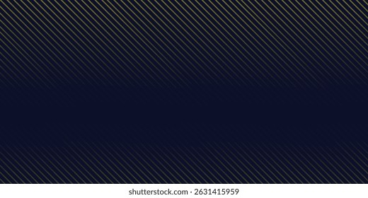 Fondo abstracto azul marino con líneas doradas de semitono patrón delicado. Pequeña caja de punto de luz. Línea curva, espacio cósmico de la galaxia. BG festivo para redes sociales, invitación a fiesta de cumpleaños.