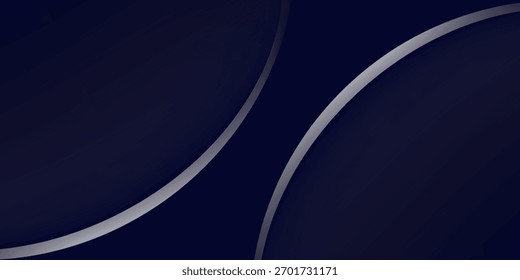 Fondo abstracto azul marino con líneas doradas de semitono patrón delicado. Pequeña caja de punto de luz. Línea curva, espacio cósmico de la galaxia. BG festivo para redes sociales, invitación a fiesta de cumpleaños.