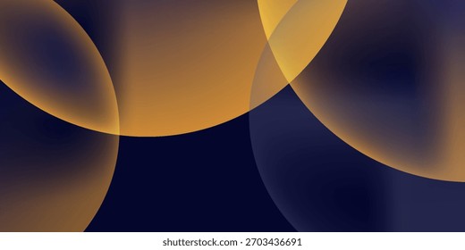 Fondo abstracto azul marino con líneas doradas de semitono patrón delicado. Pequeña caja de punto de luz. Línea curva, espacio cósmico de la galaxia. 