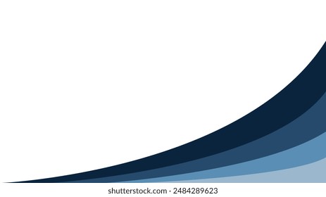 Navy blue abstract background vector design, with line and blue gradation. Suitable for banner, billboard, media promotion, presentation template, award, backdrop template, etc.