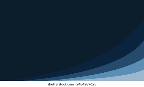 Marineblaues abstraktes Hintergrund-Vektorgrafik-Design, mit Linien- und Blauabstufung. Geeignet für Banner, Plakatwand, Medienwerbung, Präsentations-Vorlage, Auszeichnung, Kulissen-Vorlage, etc.