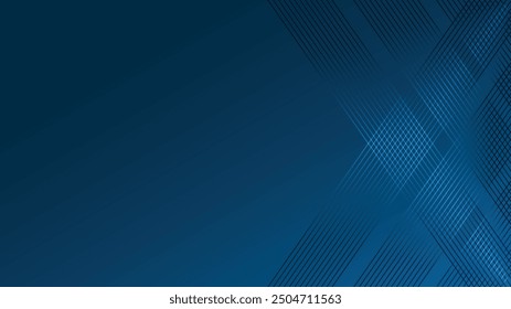 Navy blue abstract background vector design. Line abstract background with color gradation, suitable for banner, web, backdrop, flyer, presentation template, etc.