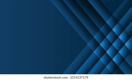 Marineblau abstraktes Hintergrund, Vektordesign. Geometrische dunkelblaue Abstufung Hintergrund, Anzug für Präsentationsvorlage, Tapete, Banner, Hintergrund, Auszeichnung, Cover, Social Media-Förderung, etc