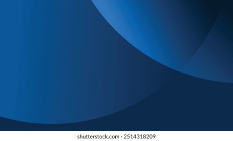 Navy blue abstract background vector design. Dark blue with color gradation suit for banner, backdrop, cover, advertising, social media promotion, etc.