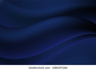 Navy Blue abstract curve   wavy vector background