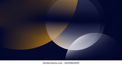 Fondo simple abstracto azul marino con líneas doradas de semitono patrón delicado. Pequeña caja de punto de luz moderna buena buena