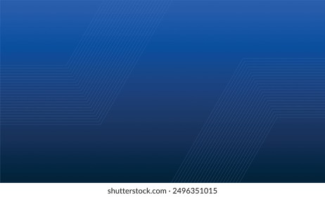 Navy blue background with abstract line vector design. Blue background with gradation and line vector design, suit for banner, background, backdrop, etc.