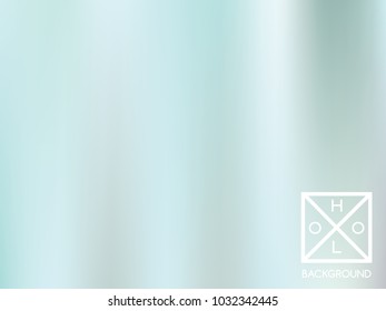 Navy blue background. Iridescent cover.  Abstract neon colors foil.  Trendy creative vector cosmic gradient. Mesh blue foil.  Creative neon template for banner. Vibrant print.