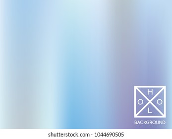 Navy blue background. Iridescent cover.  Abstract neon colors backdrop.  Trendy creative vector cosmic gradient. Mesh blue foil.  Creative neon template for banner. Iridescent print.