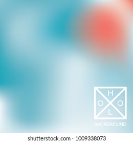 Navy blue background. Sparkly cover.  Abstract neon colors backdrop.  Trendy creative vector cosmic gradient. Mesh blue foil.  Creative neon template for banner. Iridescent print.