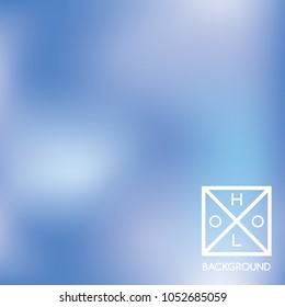 Navy blue background. Sparkly cover.  Abstract soft pastel colors backdrop.  Trendy creative vector cosmic gradient. Mesh blue foil.  Creative neon template for banner. Iridescent print.