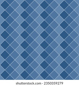 Navy blue checker pattern. checker seamless pattern vector. checker pattern. Decorative elements, floor tiles, wall tiles, bathroom tiles, swimming pool tiles.