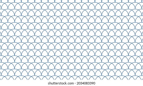 Navy blue circles pattern seamless
