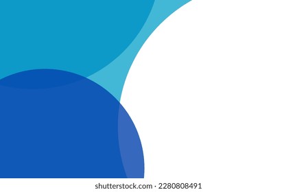 Navy blue color circles background with overlap layer. For wallpaper, cover, banner, poster, placard and presentation. Abstract background for business card and flyer template, vector illustration 