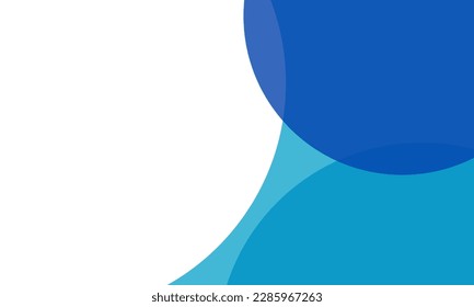 Navy blue color circles background with overlap layer. For wallpaper, cover, banner, poster, placard and presentation. Abstract background for business card and flyer template, vector illustration 