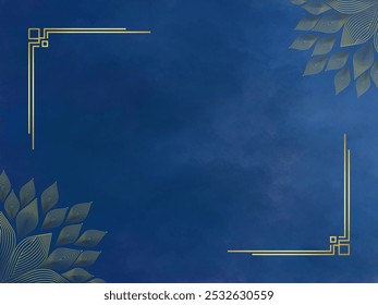 Navy blue color with cloudy pattern as a background