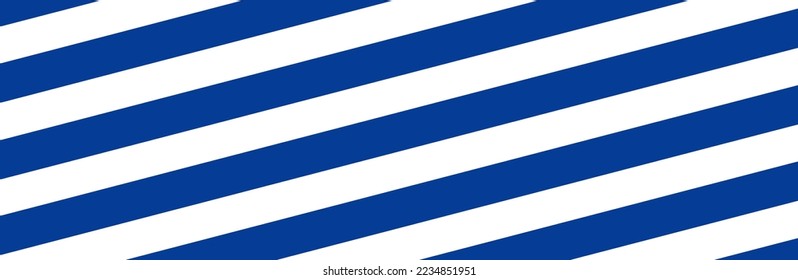 Navy blue diagonal stripes on white background. Straight lines pattern for backdrop and wallpaper template. Realistic lines with repeat stripes texture. Simple geometric background, vector