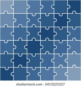 Navy blue jigsaw pattern. jigsaw line pattern. jigsaw seamless pattern. Decorative elements, clothing, paper wrapping, bathroom tiles, wall tiles, backdrop, background.