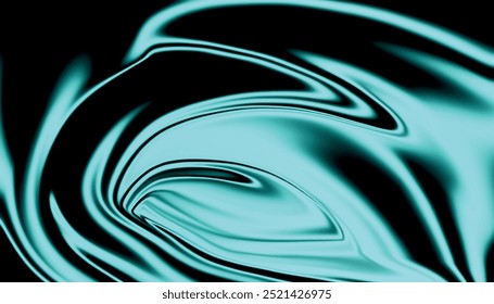 Navy blue liquify background. Abstract blue background. Smooth shiny silk fabric texture, deep blue color flow swirl. Abstract background liquid painting texture liquify colorful.