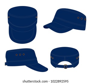 navy blue cadet hat