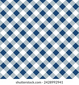 Navy blue plaid pattern background. plaid pattern background. plaid background. Seamless pattern. for backdrop, decoration, gift wrapping, gingham tablecloth, blanket, tartan.