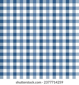 Navy blue plaid pattern with oblique line inside background. plaid pattern background. plaid background. Seamless pattern. for backdrop, decoration, gift wrapping, gingham tablecloth, blanket.