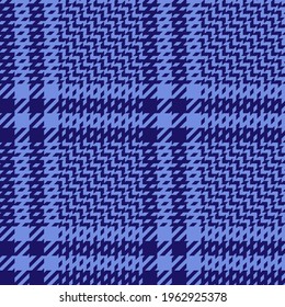 Navy and blue plaid. Seamless vector tartan pattern suitable for fashion, home decor and stationary.