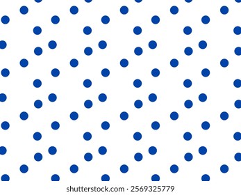 Navy Blue polka dot. Seamless abstract pattern, flat style. Circle and bubble. Boba seagrass drink 
