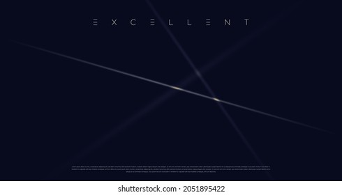 Navy blue premium abstract background with luxury dark golden lines, stripes, cuts and random geometric shapes. Modern elegant background for poster, banner, wallpaper and exclusive design concepts.