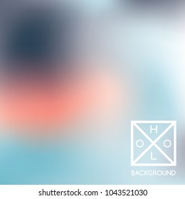 Navy blue and red background. Iridescent cover.  Abstract neon colors foil.  Trendy creative vector cosmic gradient. Mesh blue foil.  Creative neon template for banner. Iridescent print.