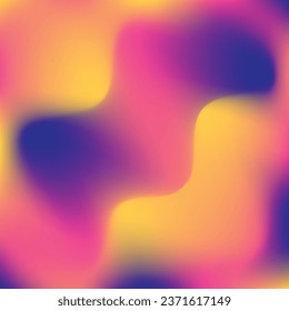 ilustración de gradiante color amarillo naranja rosa melocotón azul marino. fondo de gradiante color amarillo naranja rosa melocotón azul marino. imagen no enfocada de color azul marino brillante color rosa melocotón amarillo