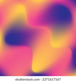 ilustración de gradiante color amarillo naranja rosa melocotón azul marino. fondo de gradiante color amarillo naranja rosa melocotón azul marino. imagen no enfocada de color azul marino brillante color rosa melocotón amarillo
