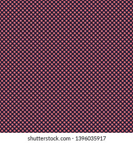 Navy blue red polka dot circles. Vector pattern seamless background. Hand drawn texture style. Tiny small dotty illustration. Trendy nautical home decor, maritime fashion print, modern wallpaper.