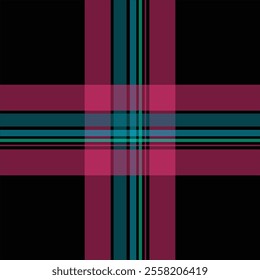 Navy Blue And Red Scottish Tartan Plaid Pattern Fabric Swatch