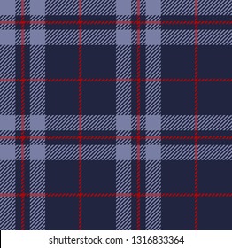 Navy blue and red tartan plaid Scottish seamless pattern.Texture from plaid, tablecloths, clothes, shirts, dresses, paper, bedding, blankets and other textile 