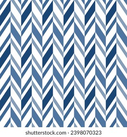 Navy blue shade herringbone pattern. Herringbone vector pattern. Seamless geometric pattern for clothing, wrapping paper, backdrop, background, gift card.