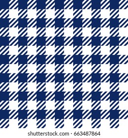 navy blue tartan plaid pattern.geometric vector background.ornament patten background
