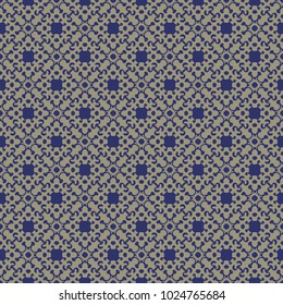 Navy blue vintage pattern art design
