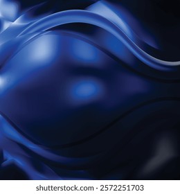 Navy Blue Wave Design Background