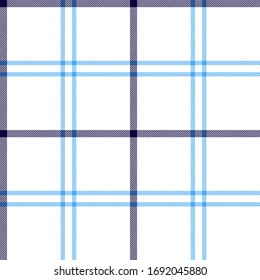 Navy blue, White and Blue colors modern tartan plaid Scottish seamless pattern.Texture from tartan, plaid, tablecloths, clothes, shirts, dresses, paper, bedding, blankets and other textile products.