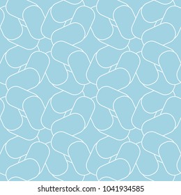 Navy blue and white geometric seamless pattern for web, textile and wallpapers