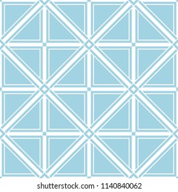 Navy blue and white geometric seamless pattern for web, textile and wallpapers