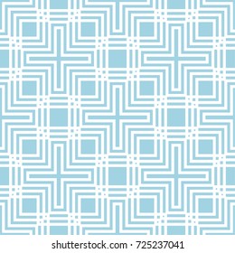Navy blue and white geometric seamless pattern for web, textile and wallpapers